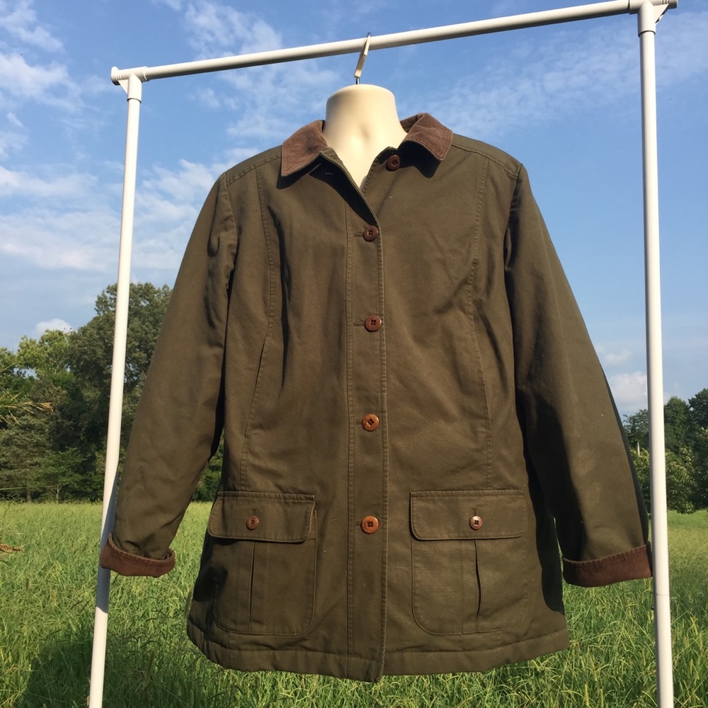 Vtg.  L.L. Bean Barn  Chore Womens Coat Thinsulate